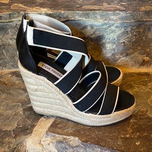 Steve Madden Erryn wedge espadrilles, size 7